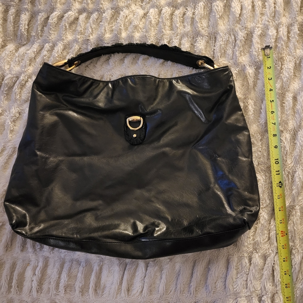 Gucci Authentic Black Leather Hobo Bag Large - Picture 3 of 9